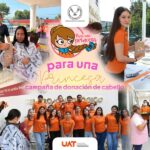 Realiza la UAT jornada de donación de cabello en apoyo a pacientes oncológicos