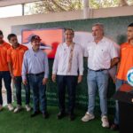 Rodeado de niños alegres, el gobernador Américo y el rector Dámaso Anaya disfrutaron de las amenidades de la UAT en el DIFzania 2026